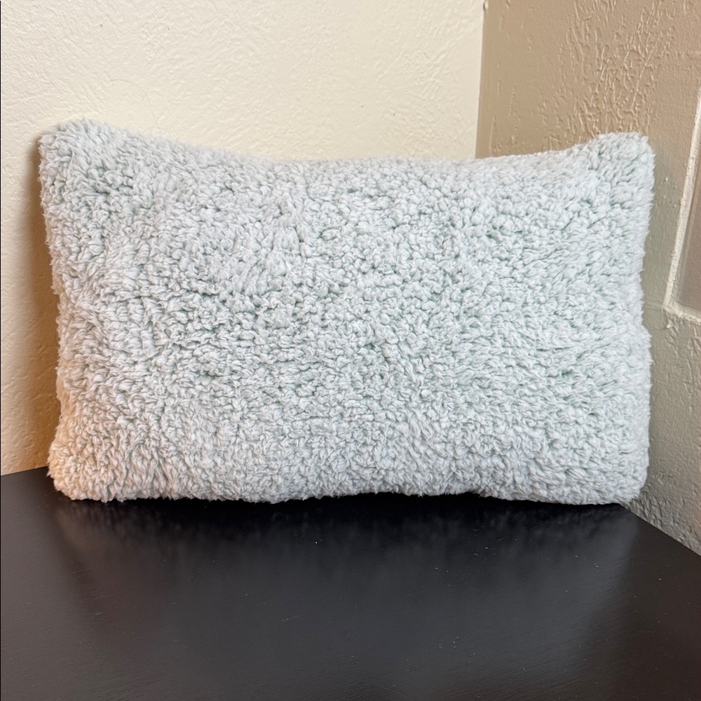 Room Essentials Faux Fur Toss Pillow - Light Gray